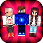 popular skins for minecraft android application logo